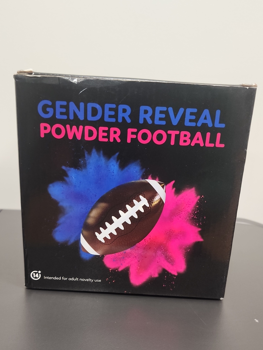 Gender Reveal Powder Football - Pink and Blue